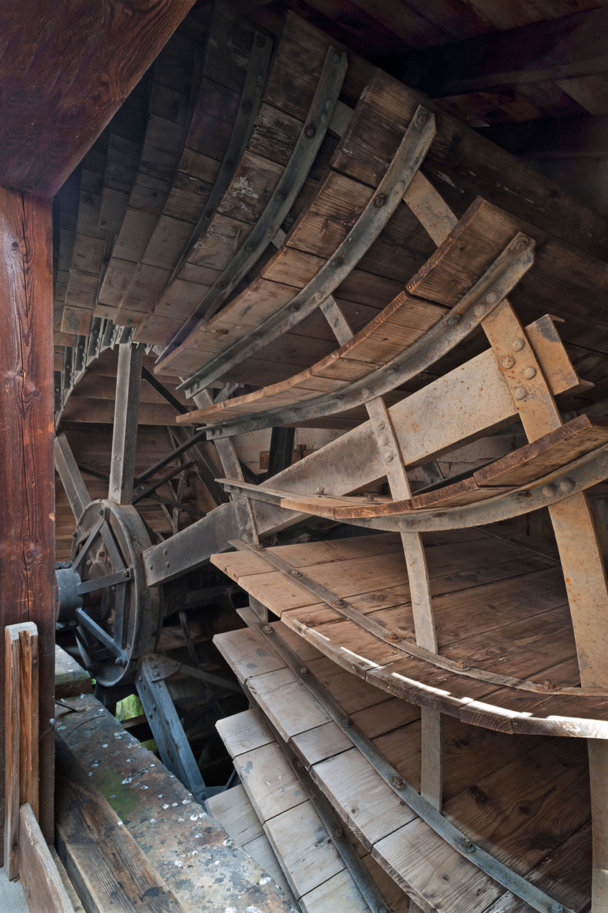 Mühle und Wasserrad